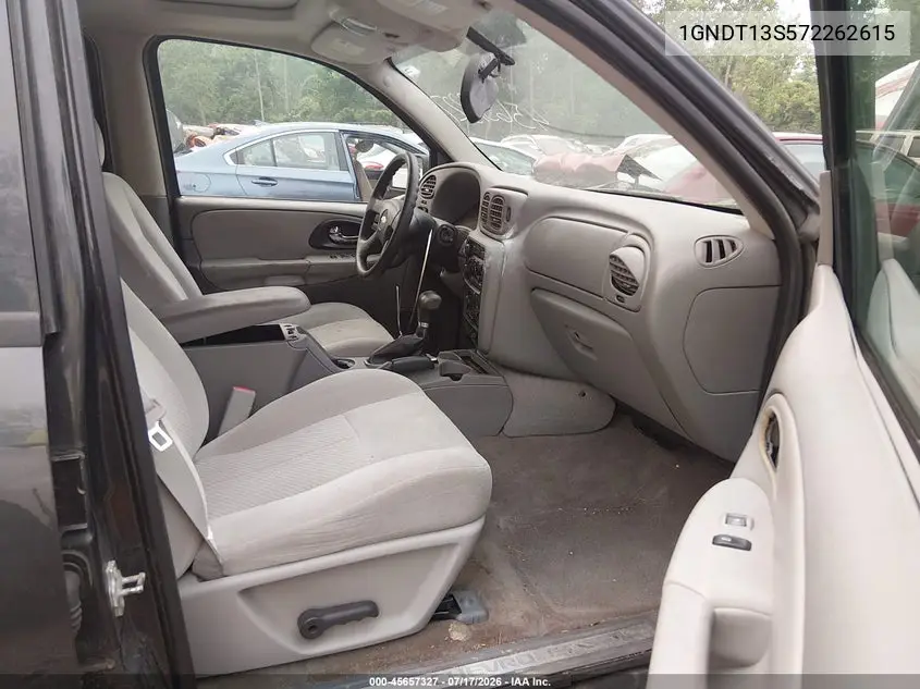 2007 Chevrolet Trailblazer Ls VIN: 1GNDT13S572262615 Lot: 45657327