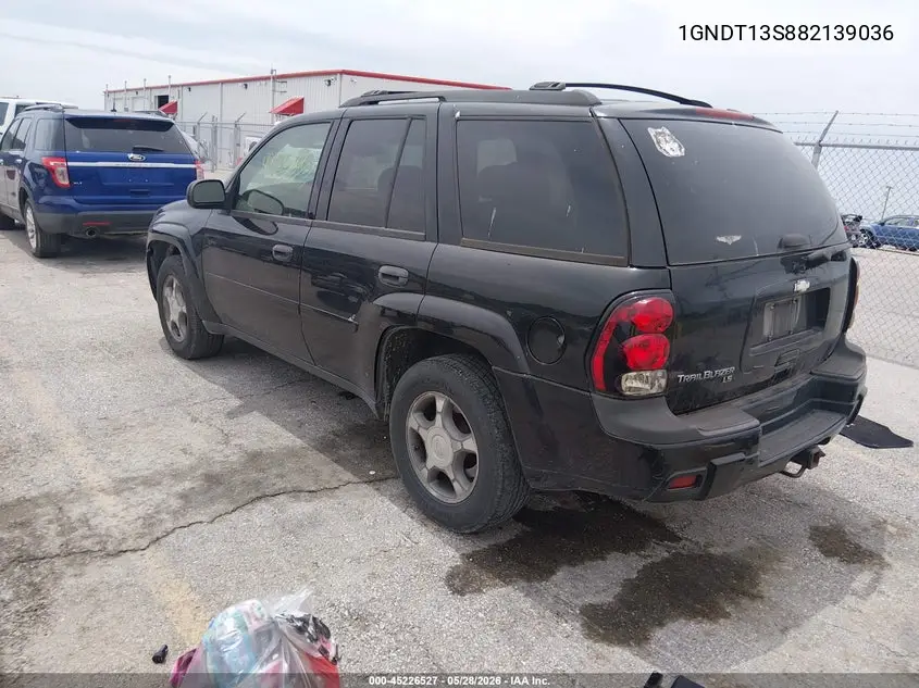 2008 Chevrolet Trailblazer Fleet VIN: 1GNDT13S882139036 Lot: 45226527