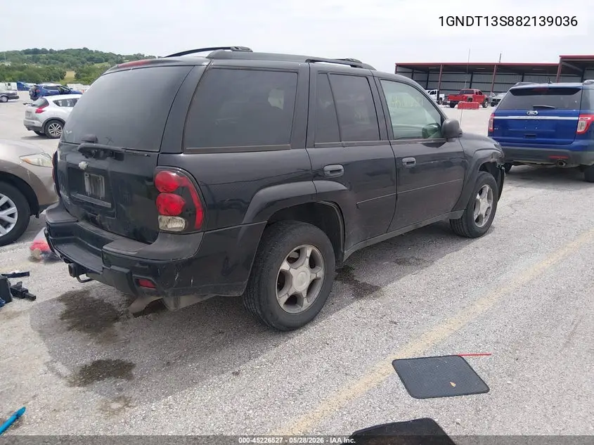 2008 Chevrolet Trailblazer Fleet VIN: 1GNDT13S882139036 Lot: 45226527