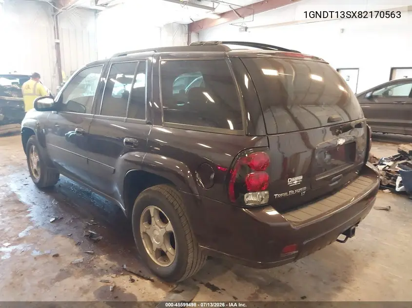 2008 Chevrolet Trailblazer Lt VIN: 1GNDT13SX82170563 Lot: 45599498