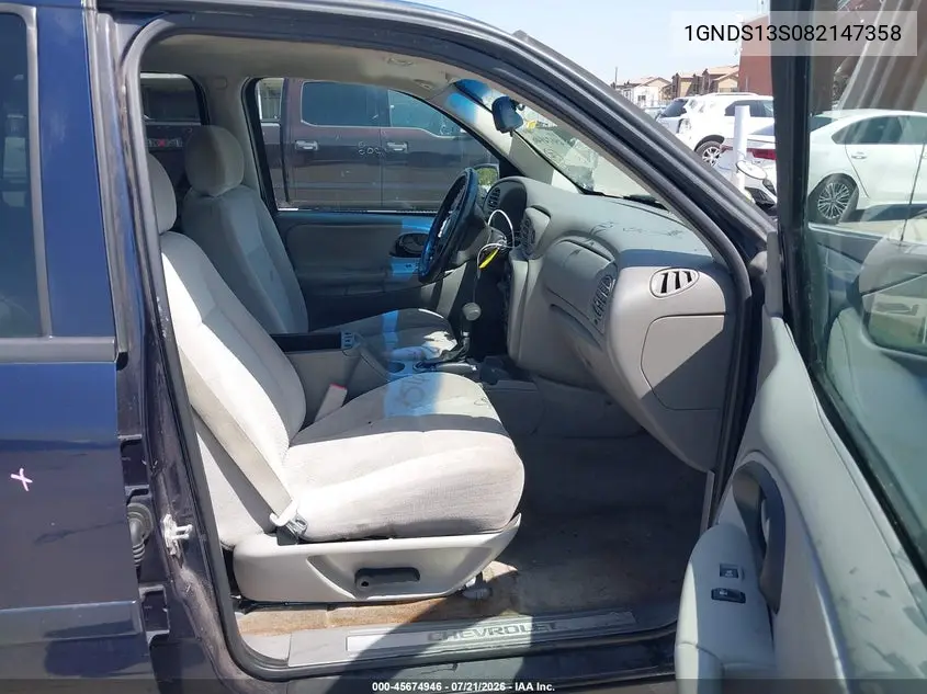 2008 Chevrolet Trailblazer Lt VIN: 1GNDS13S082147358 Lot: 45674946