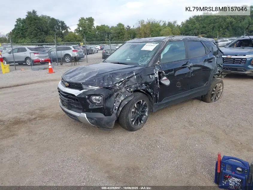 KL79MRSL8MB157046 2021 Chevrolet Trailblazer Awd Lt