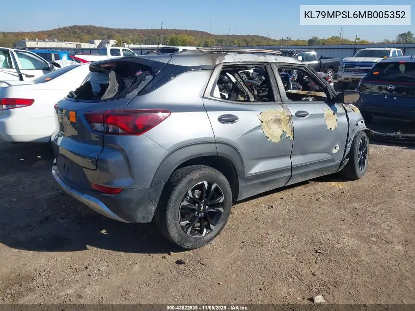 OK1262223360 2021 Chevrolet Trailblazer Fwd Lt