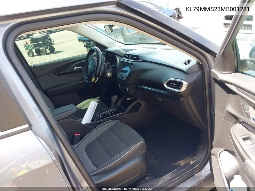 2021 Chevrolet Trailblazer Fwd Ls VIN: KL79MMS23MB001281 Lot: 45340329