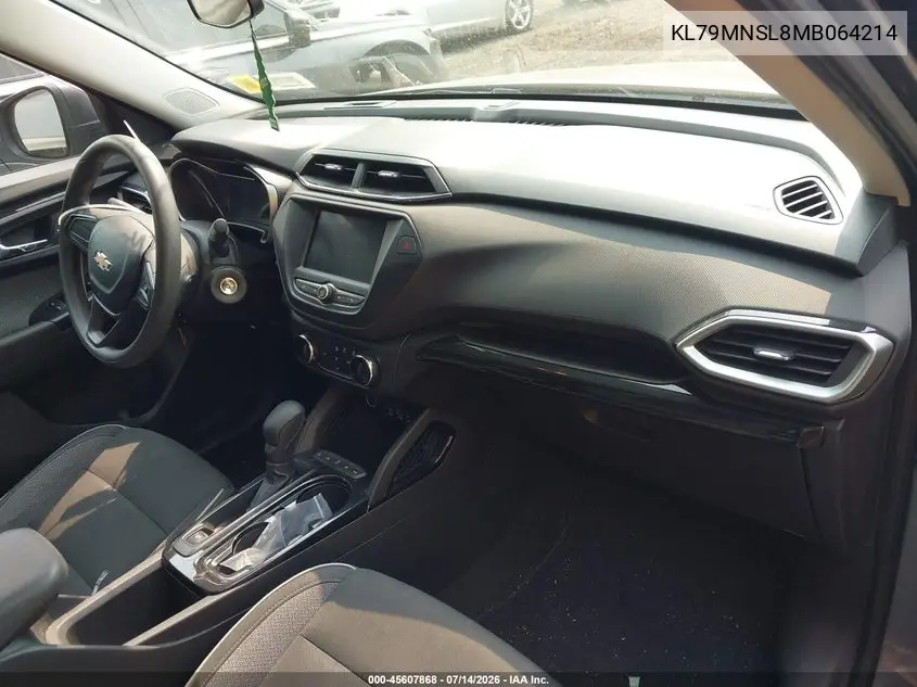 2021 Chevrolet Trailblazer Awd Ls VIN: KL79MNSL8MB064214 Lot: 45607868