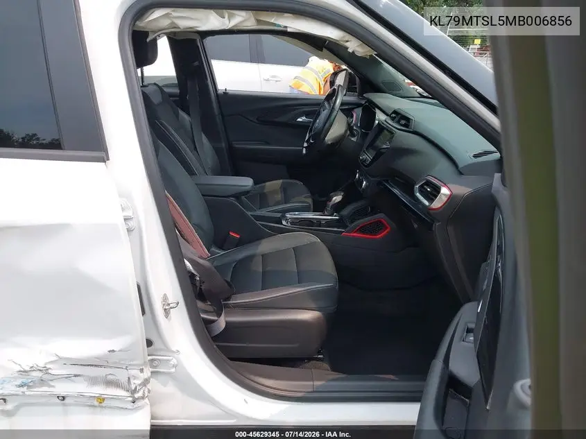 2021 Chevrolet Trailblazer Fwd Rs VIN: KL79MTSL5MB006856 Lot: 45629345
