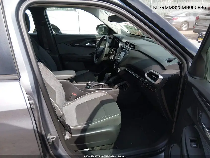2021 Chevrolet Trailblazer Fwd Ls VIN: KL79MMS25MB005896 Lot: 45643572