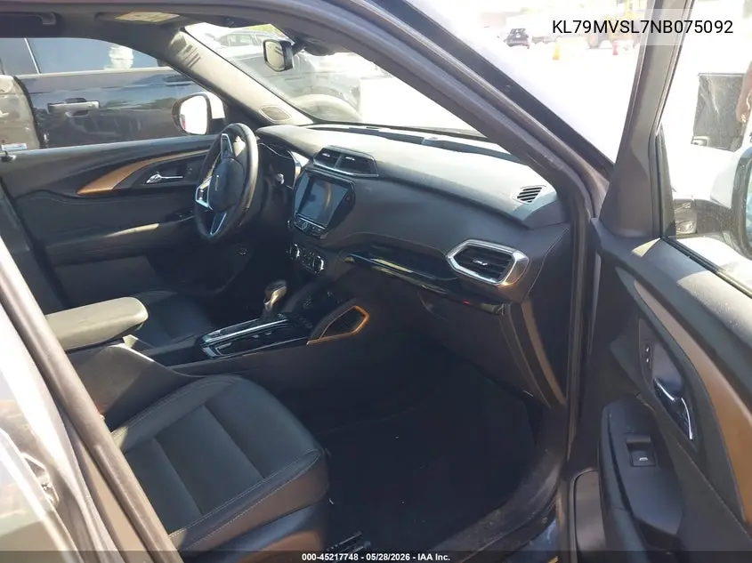 2022 Chevrolet Trailblazer Fwd Activ VIN: KL79MVSL7NB075092 Lot: 45217748