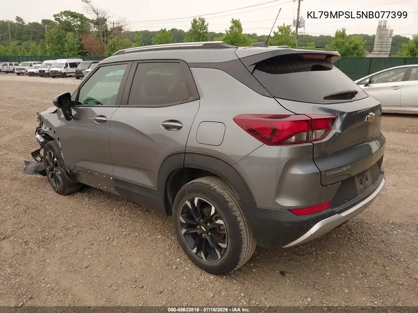 2022 Chevrolet Trailblazer Fwd Lt VIN: KL79MPSL5NB077399 Lot: 45632816