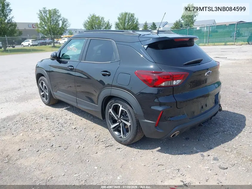 2022 Chevrolet Trailblazer Fwd Rs VIN: KL79MTSL3NB084599 Lot: 45673828