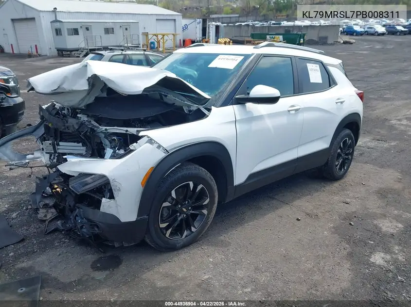 2023 Chevrolet Trailblazer Awd Lt VIN: KL79MRSL7PB008311 Lot: 44936904
