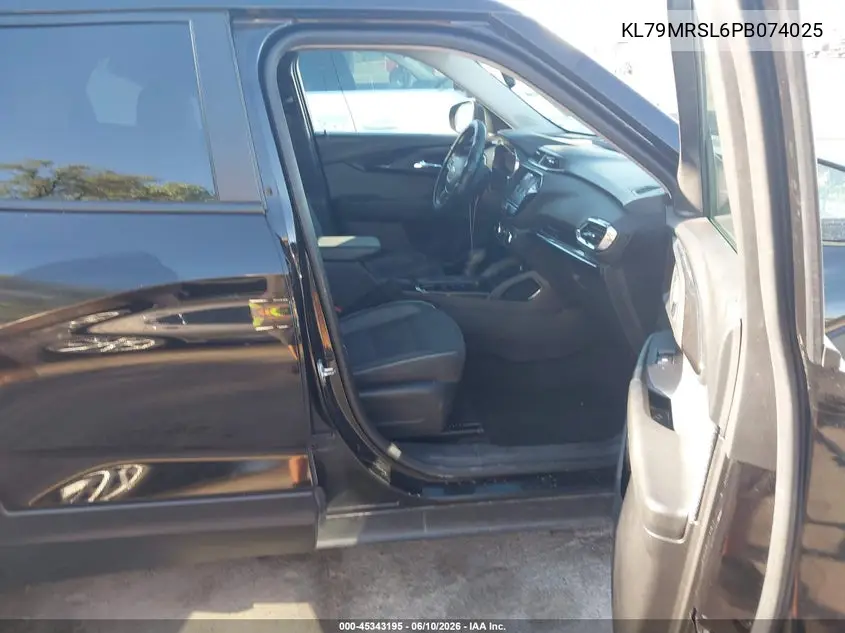 2023 Chevrolet Trailblazer Awd Lt VIN: KL79MRSL6PB074025 Lot: 45343195