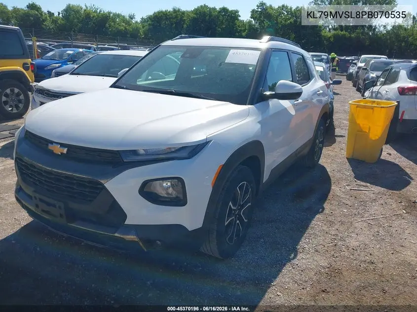 2023 Chevrolet Trailblazer Fwd Activ VIN: KL79MVSL8PB070535 Lot: 45370196