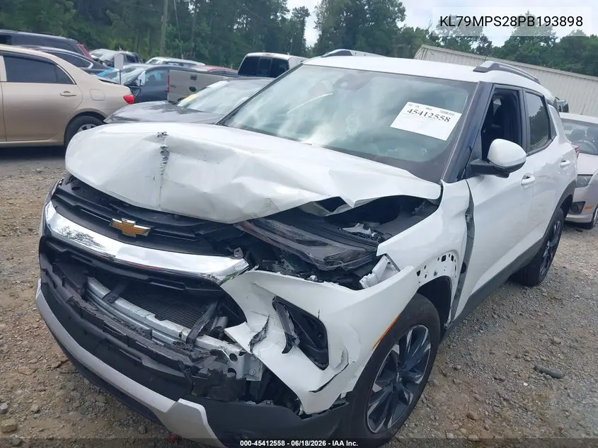 2023 Chevrolet Trailblazer Fwd Lt VIN: KL79MPS28PB193898 Lot: 45412558