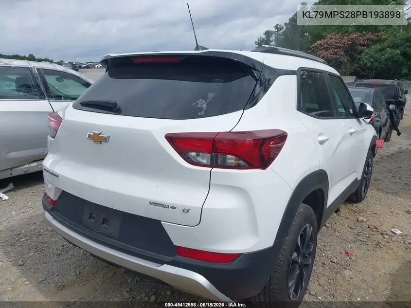 2023 Chevrolet Trailblazer Fwd Lt VIN: KL79MPS28PB193898 Lot: 45412558