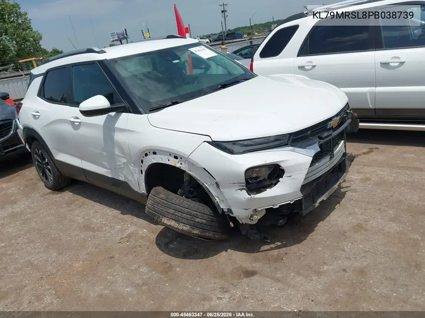2023 Chevrolet Trailblazer Awd Lt VIN: KL79MRSL8PB038739 Lot: 45463347