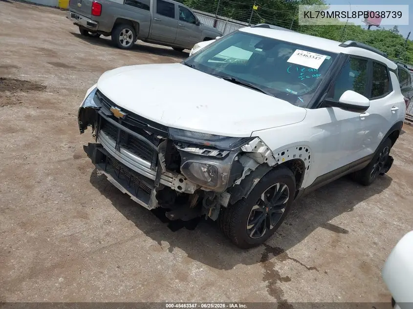 2023 Chevrolet Trailblazer Awd Lt VIN: KL79MRSL8PB038739 Lot: 45463347