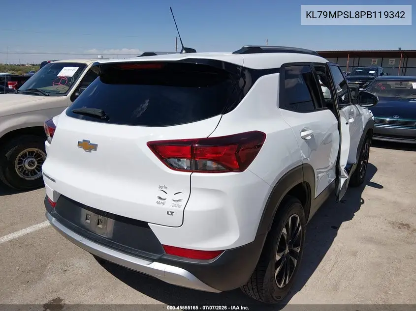 2023 Chevrolet Trailblazer Fwd Lt VIN: KL79MPSL8PB119342 Lot: 45555165