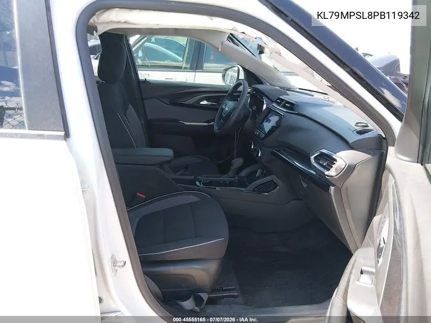 2023 Chevrolet Trailblazer Fwd Lt VIN: KL79MPSL8PB119342 Lot: 45555165