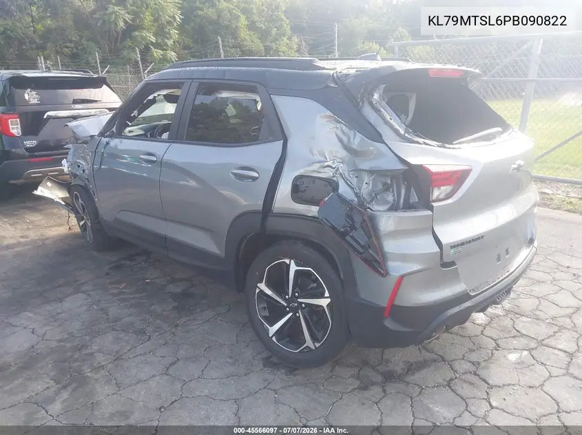 2023 Chevrolet Trailblazer Fwd Rs VIN: KL79MTSL6PB090822 Lot: 45566097