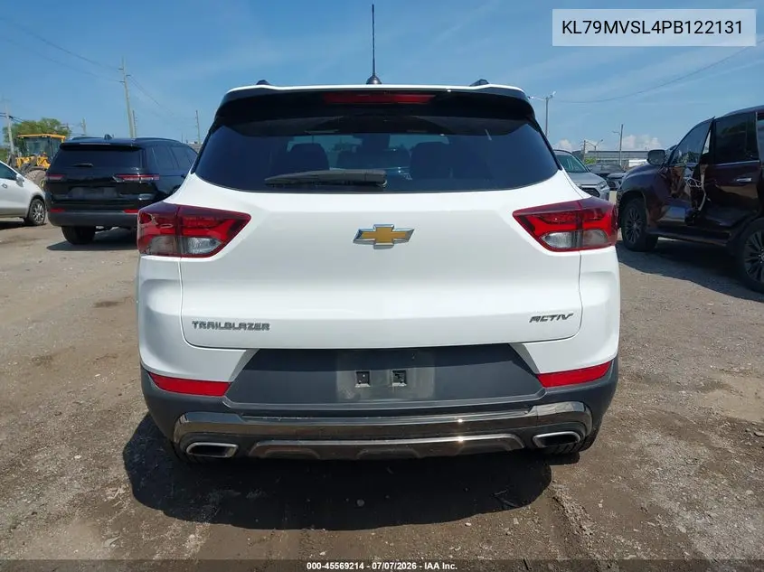 2023 Chevrolet Trailblazer Fwd Activ VIN: KL79MVSL4PB122131 Lot: 45569214