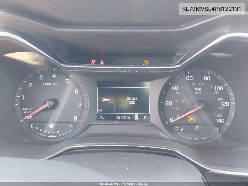 2023 Chevrolet Trailblazer Fwd Activ VIN: KL79MVSL4PB122131 Lot: 45569214