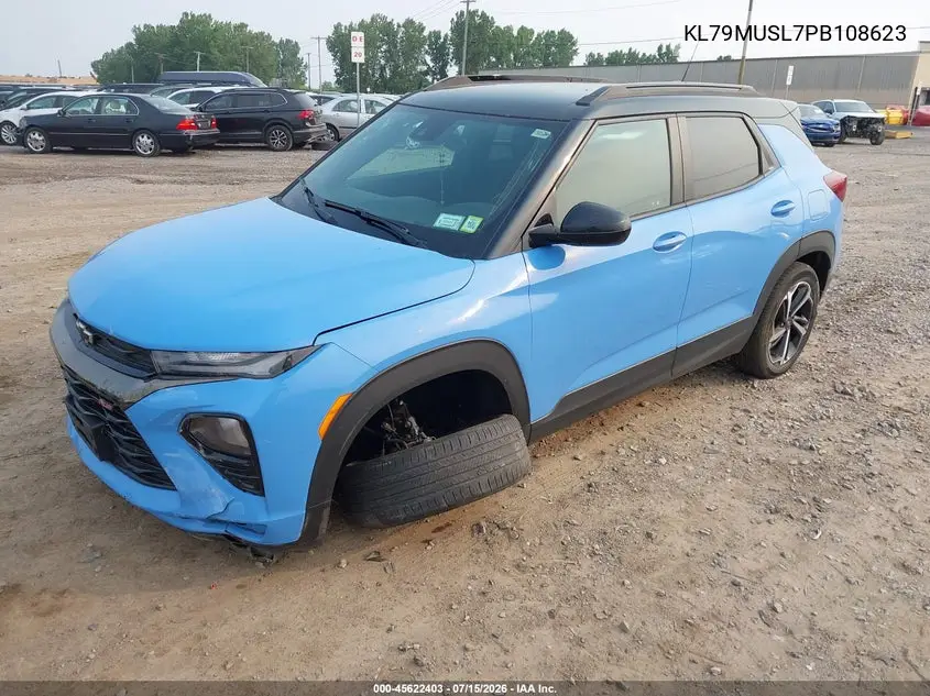2023 Chevrolet Trailblazer Awd Rs VIN: KL79MUSL7PB108623 Lot: 45622403