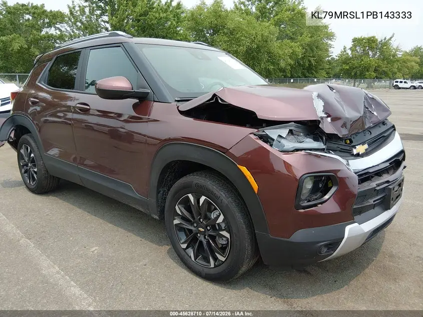 2023 Chevrolet Trailblazer Awd Lt VIN: KL79MRSL1PB143333 Lot: 45628710