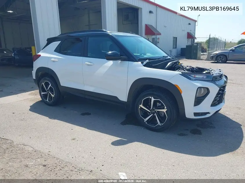 2023 Chevrolet Trailblazer Awd Rs VIN: KL79MUSL3PB169645 Lot: 45639109