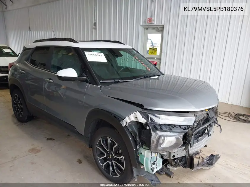2023 Chevrolet Trailblazer Fwd Activ VIN: KL79MVSL5PB180376 Lot: 45666513