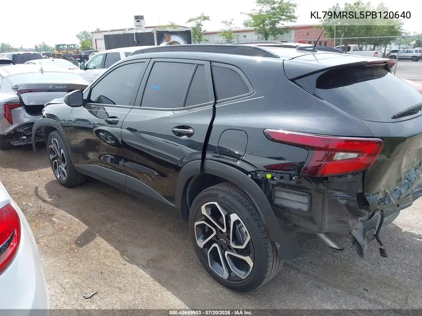 2023 Chevrolet Trailblazer Awd Lt VIN: KL79MRSL5PB120640 Lot: 45669903