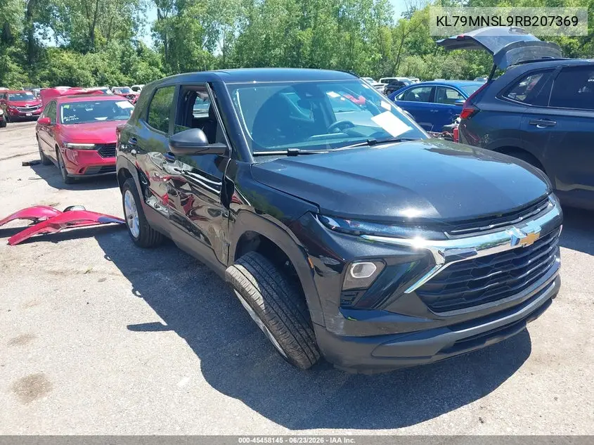 2024 Chevrolet Trailblazer Awd Ls VIN: KL79MNSL9RB207369 Lot: 45458145