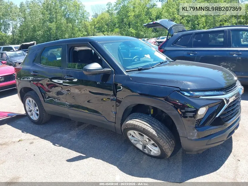 2024 Chevrolet Trailblazer Awd Ls VIN: KL79MNSL9RB207369 Lot: 45458145