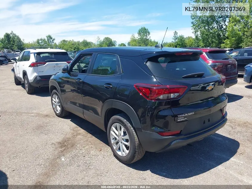 2024 Chevrolet Trailblazer Awd Ls VIN: KL79MNSL9RB207369 Lot: 45458145