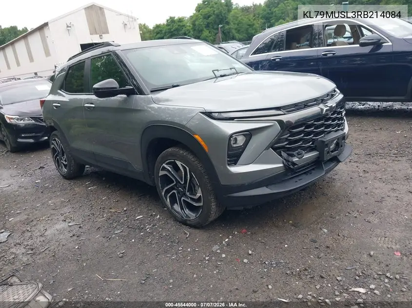 2024 Chevrolet Trailblazer Awd Rs VIN: KL79MUSL3RB214084 Lot: 45544000