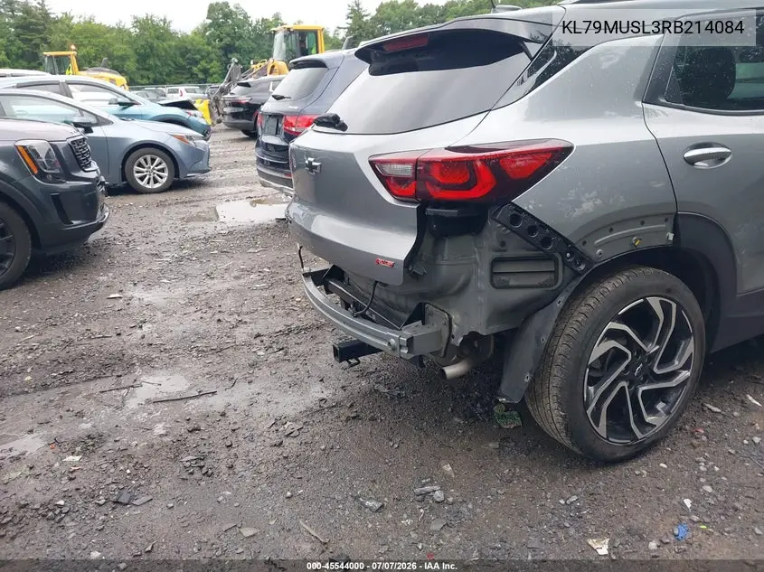 2024 Chevrolet Trailblazer Awd Rs VIN: KL79MUSL3RB214084 Lot: 45544000