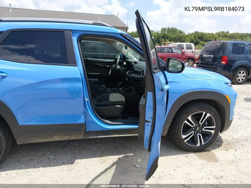 2024 Chevrolet Trailblazer Fwd Lt VIN: KL79MPSL9RB184073 Lot: 45566839