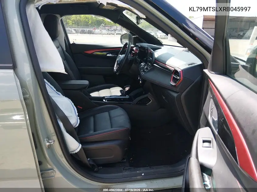 2024 Chevrolet Trailblazer Fwd Rs VIN: KL79MTSLXRB045997 Lot: 45623504