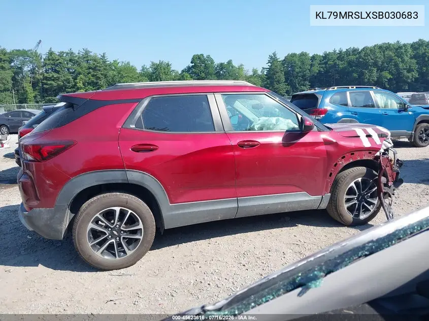 2025 Chevrolet Trailblazer Awd Lt VIN: KL79MRSLXSB030683 Lot: 45623616