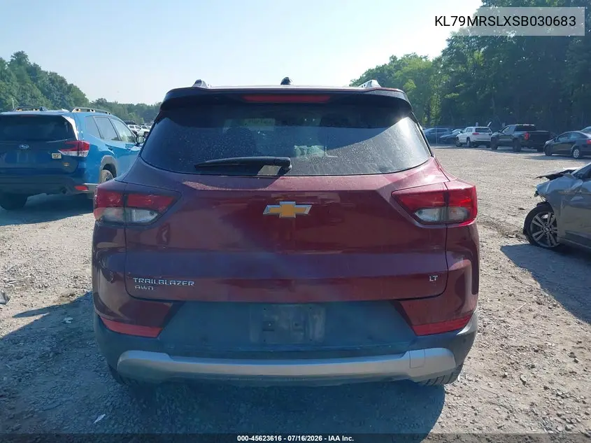 2025 Chevrolet Trailblazer Awd Lt VIN: KL79MRSLXSB030683 Lot: 45623616