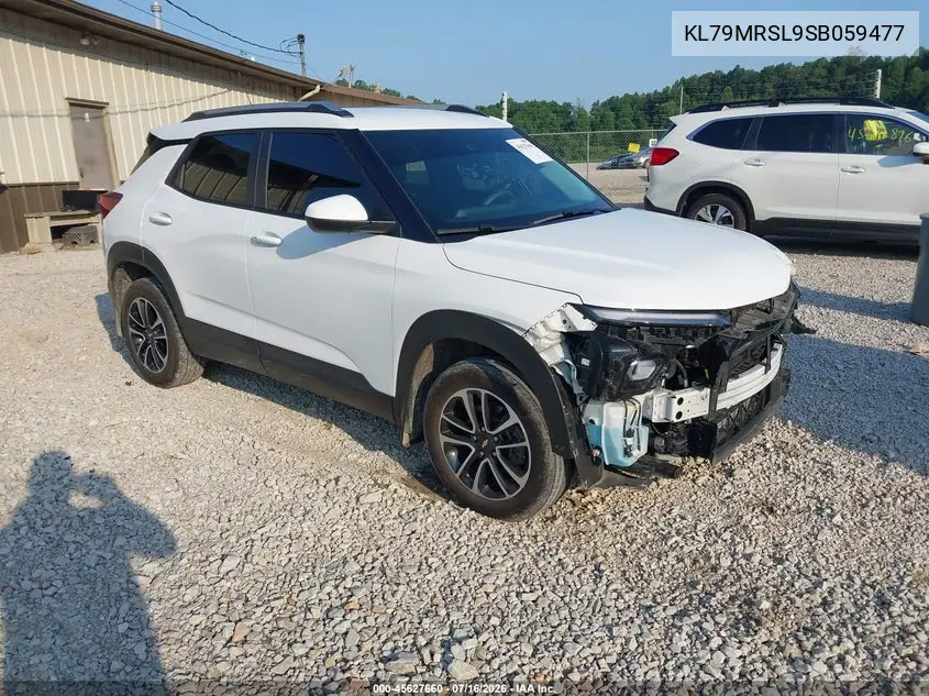 2025 Chevrolet Trailblazer Awd Lt VIN: KL79MRSL9SB059477 Lot: 45627660