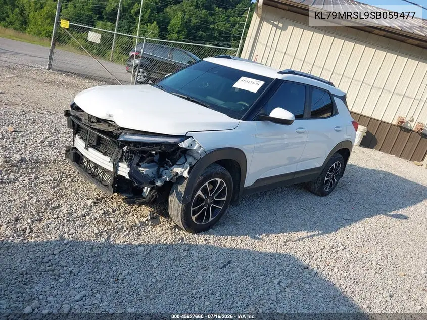 2025 Chevrolet Trailblazer Awd Lt VIN: KL79MRSL9SB059477 Lot: 45627660