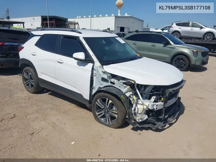 2025 Chevrolet Trailblazer Fwd Lt VIN: KL79MPSL3SB177108 Lot: 45687234