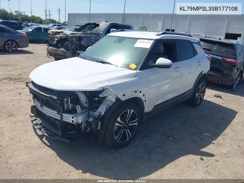 2025 Chevrolet Trailblazer Fwd Lt VIN: KL79MPSL3SB177108 Lot: 45687234