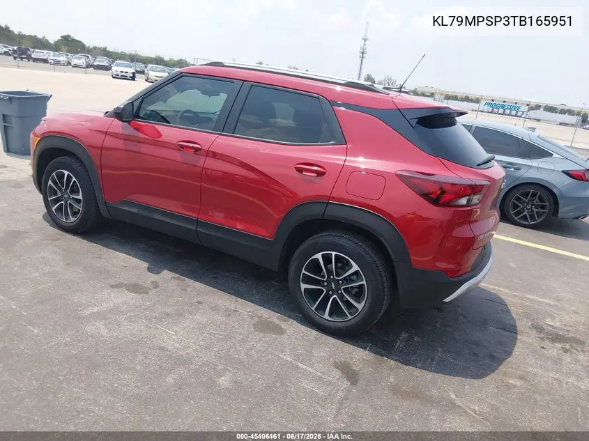 2026 Chevrolet Trailblazer Fwd Lt VIN: KL79MPSP3TB165951 Lot: 45406461