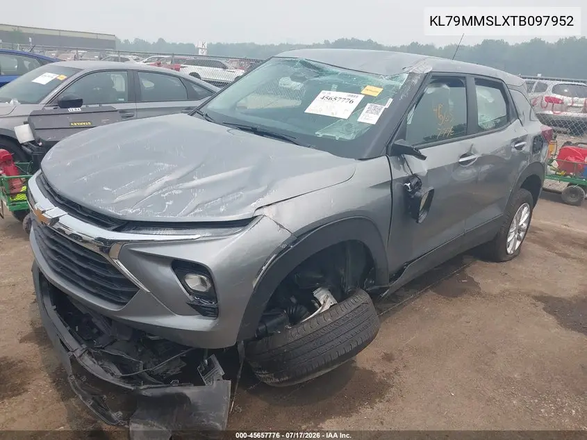 2026 Chevrolet Trailblazer Fwd Ls VIN: KL79MMSLXTB097952 Lot: 45657776