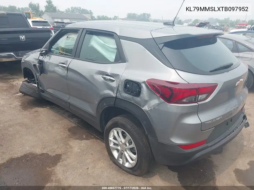 2026 Chevrolet Trailblazer Fwd Ls VIN: KL79MMSLXTB097952 Lot: 45657776