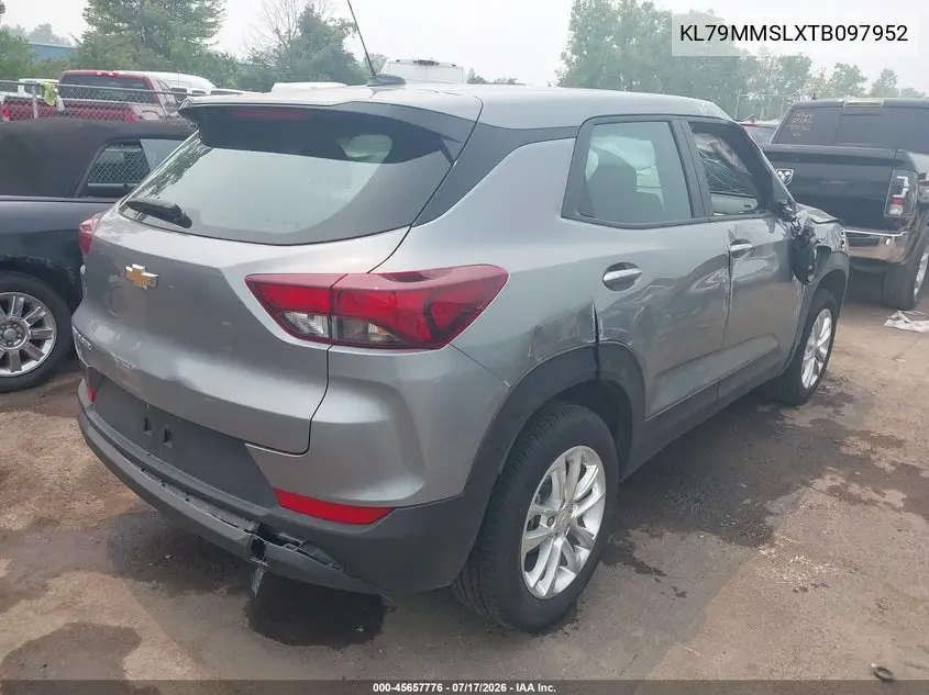 2026 Chevrolet Trailblazer Fwd Ls VIN: KL79MMSLXTB097952 Lot: 45657776
