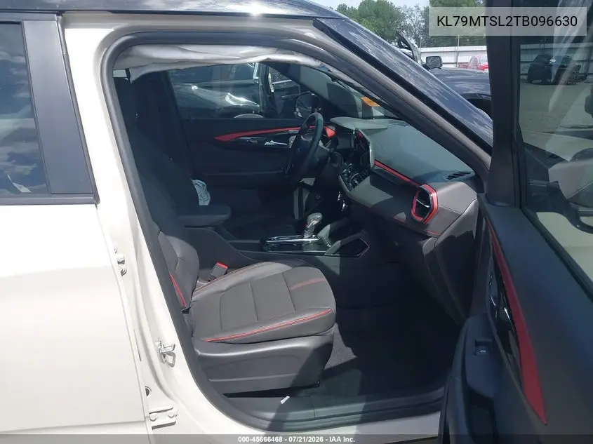 2026 Chevrolet Trailblazer Fwd Rs VIN: KL79MTSL2TB096630 Lot: 45666468