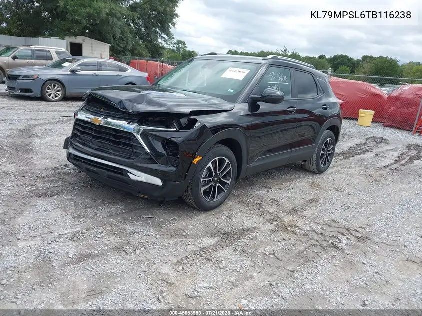 2026 Chevrolet Trailblazer Fwd Lt VIN: KL79MPSL6TB116238 Lot: 45683959
